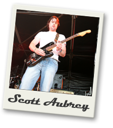 scott aubrey is the lead guitarest and singer